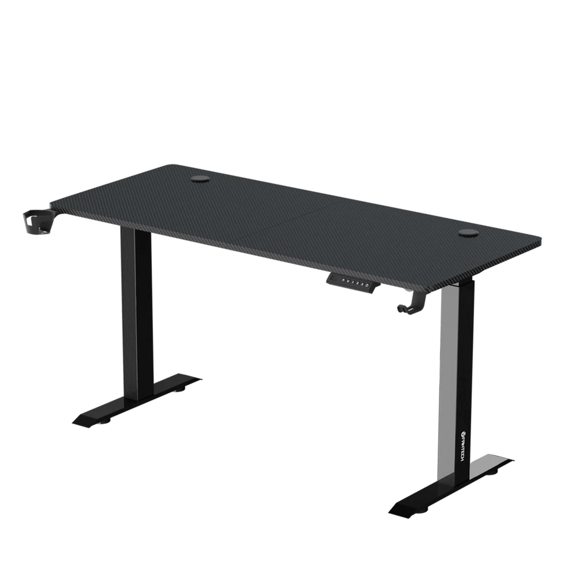 Fantech Office Desk Height Adjustable Motorised Electric Stand Gaming Table 140x60cm (GD914) (Black) - FIN SHOP AU