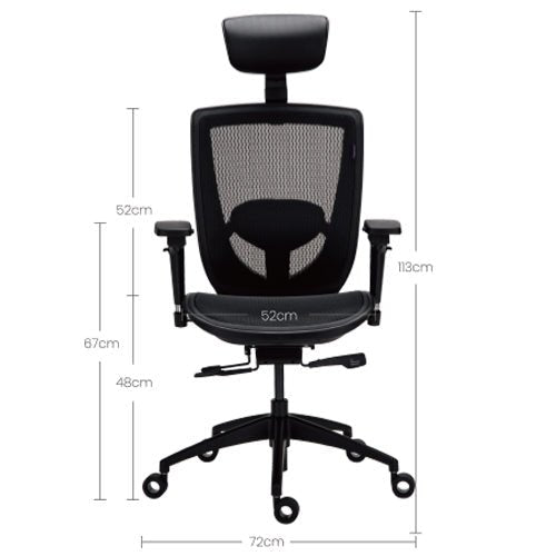 Alphaeon e3 Black - FIN SHOP AUErgonomic Chair