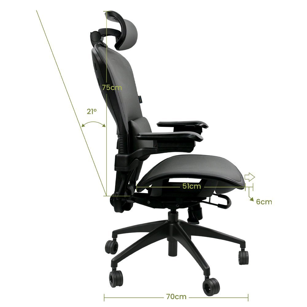 Alphaeon e7 Grey - FIN SHOP AUErgonomic Chair