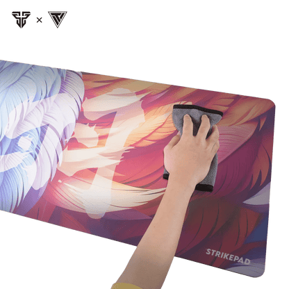 Fantech Full Size Holographic Mousemat Anti - Slip Rubber Desk Mouse Pad - FIN SHOP AU