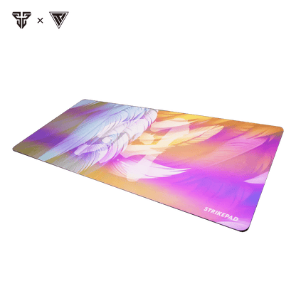 Fantech Full Size Holographic Mousemat Anti - Slip Rubber Desk Mouse Pad - FIN SHOP AU