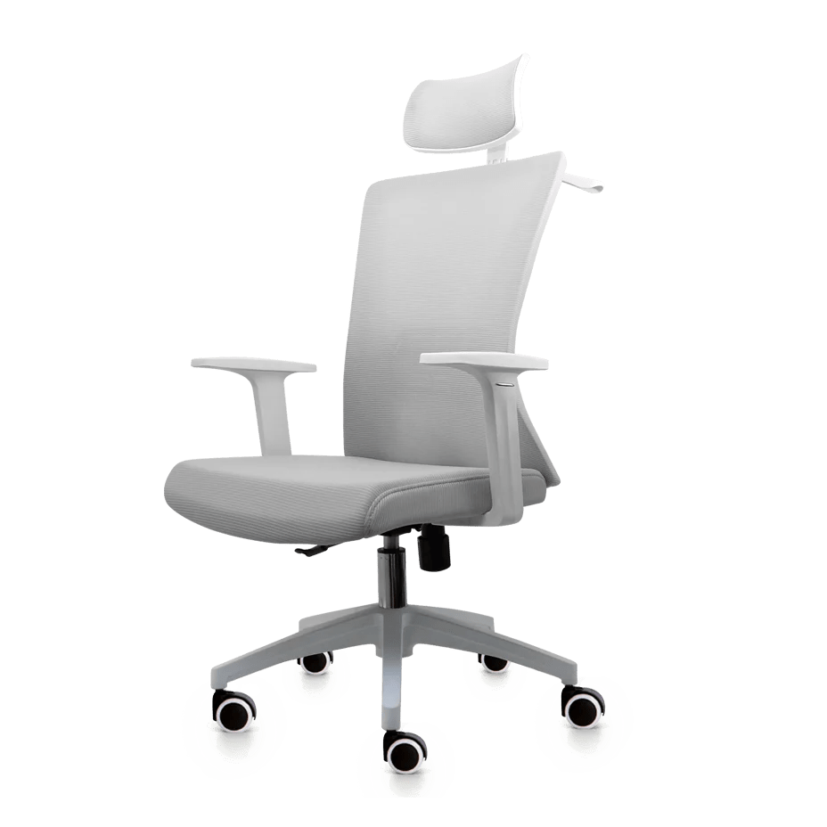 Fantech Gaming Ergonomic Office Chair Breathable Mesh - White (OC - A258) - FIN SHOP AU