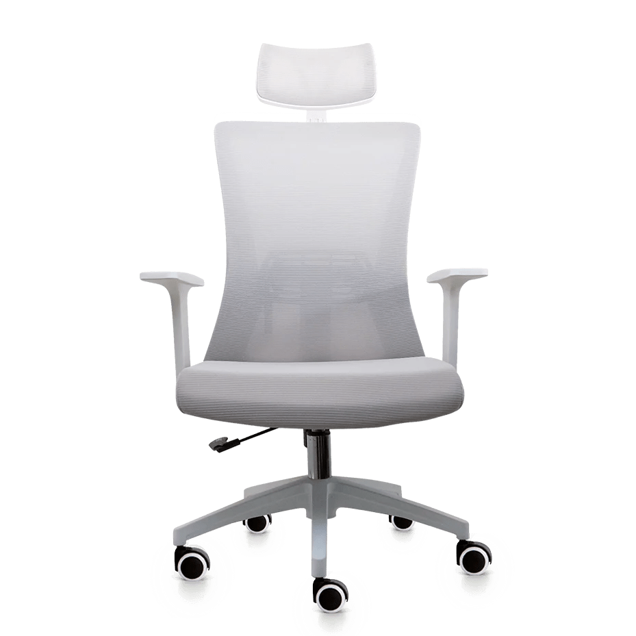 Fantech Gaming Ergonomic Office Chair Breathable Mesh - White (OC - A258) - FIN SHOP AU