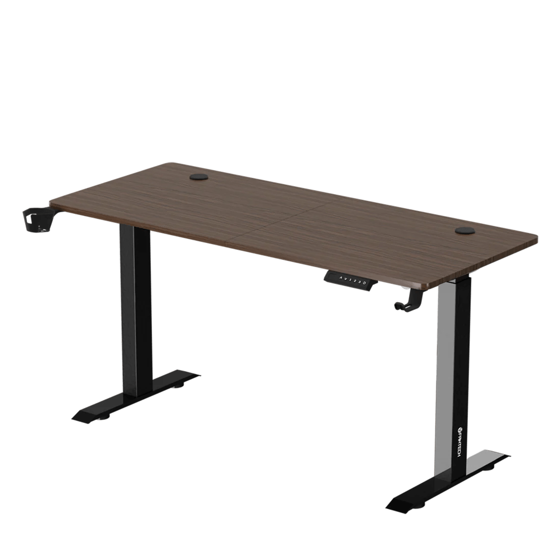 Fantech Office Desk Height Adjustable Motorised Electric Stand Gaming Table 140x60cm (GD914) (Walunt/Black) - FIN SHOP AU