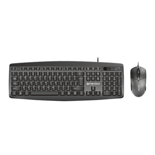 Fantech Office Wired Computer Keyboard + Mouse Combo (KM - 100) - FIN SHOP AU