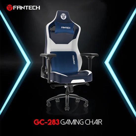 Fantech PU Leather Gaming Office Chair - Blue (GC - 283) - FIN SHOP AU