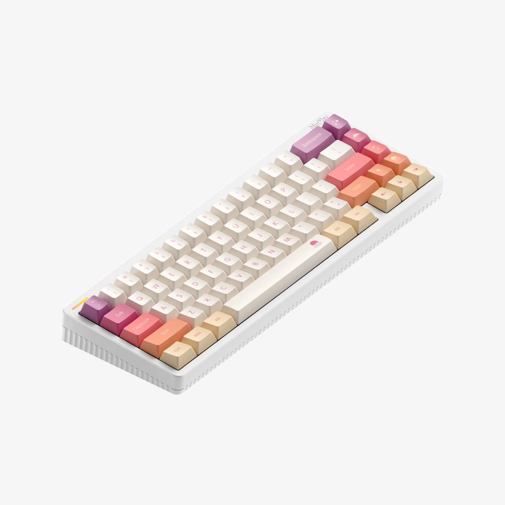 NuPhy Carmine Cloud Cherry Profile Dye - sub PBT Keycaps - FIN SHOP AU