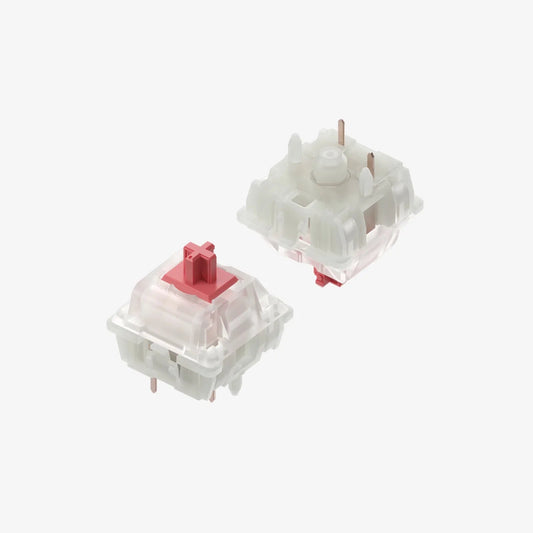 NuPhy Cherry Silent Red Clear - Top Switches - FIN SHOP AU