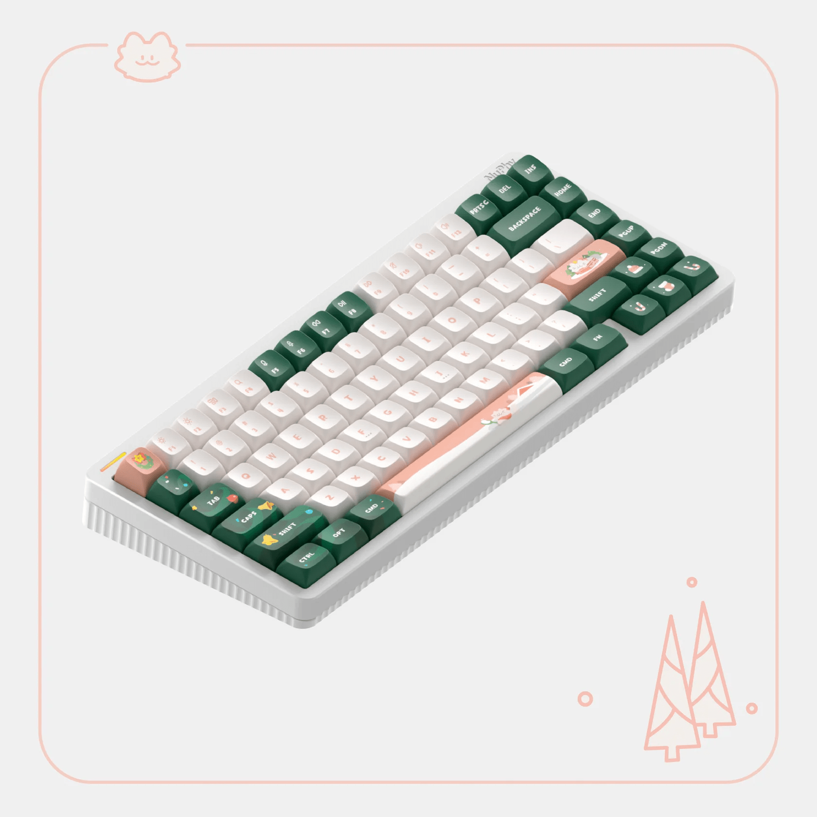 NuPhy Meow Xmas KDA Dye - sub PBT Keycaps - FIN SHOP AU