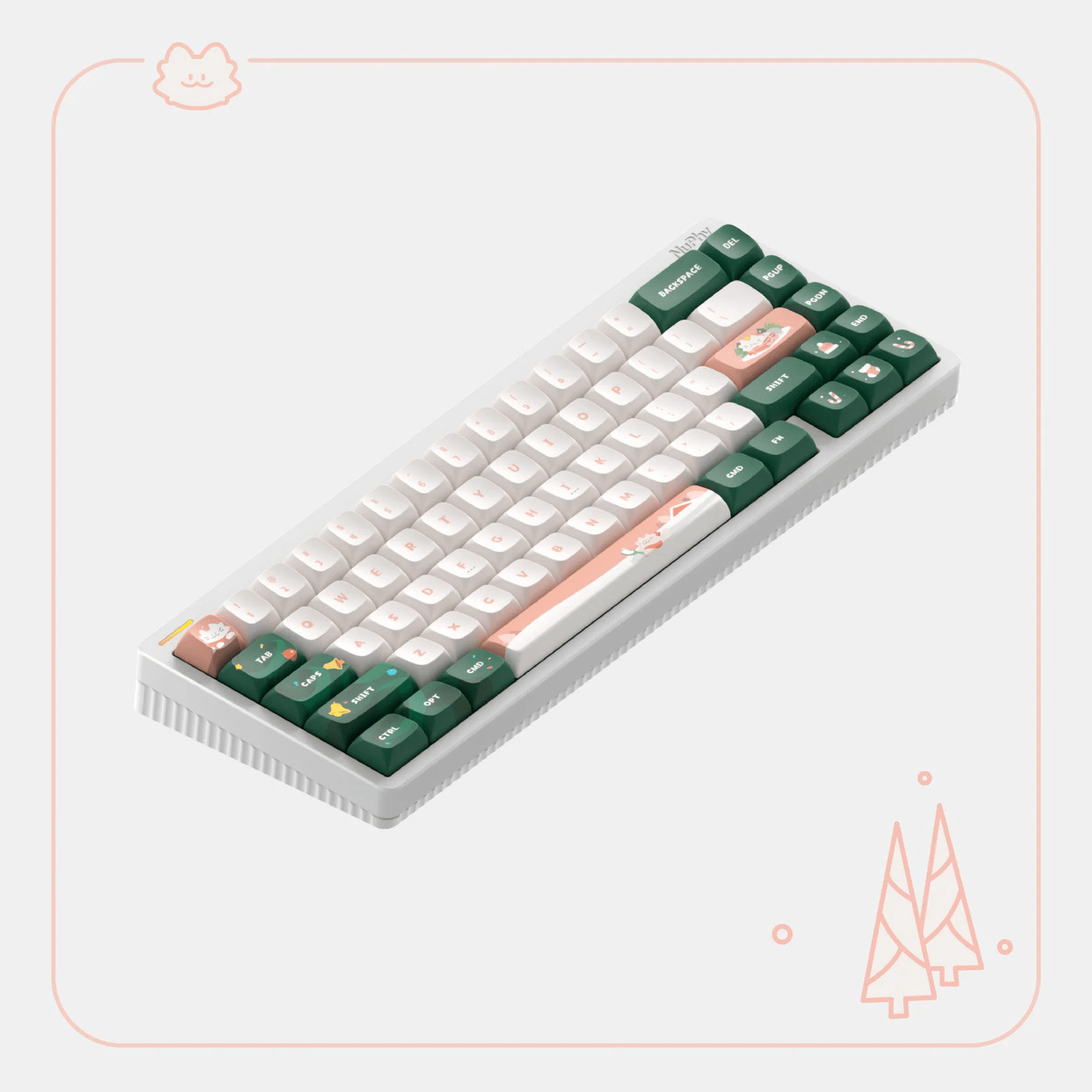 NuPhy Meow Xmas KDA Dye - sub PBT Keycaps - FIN SHOP AU