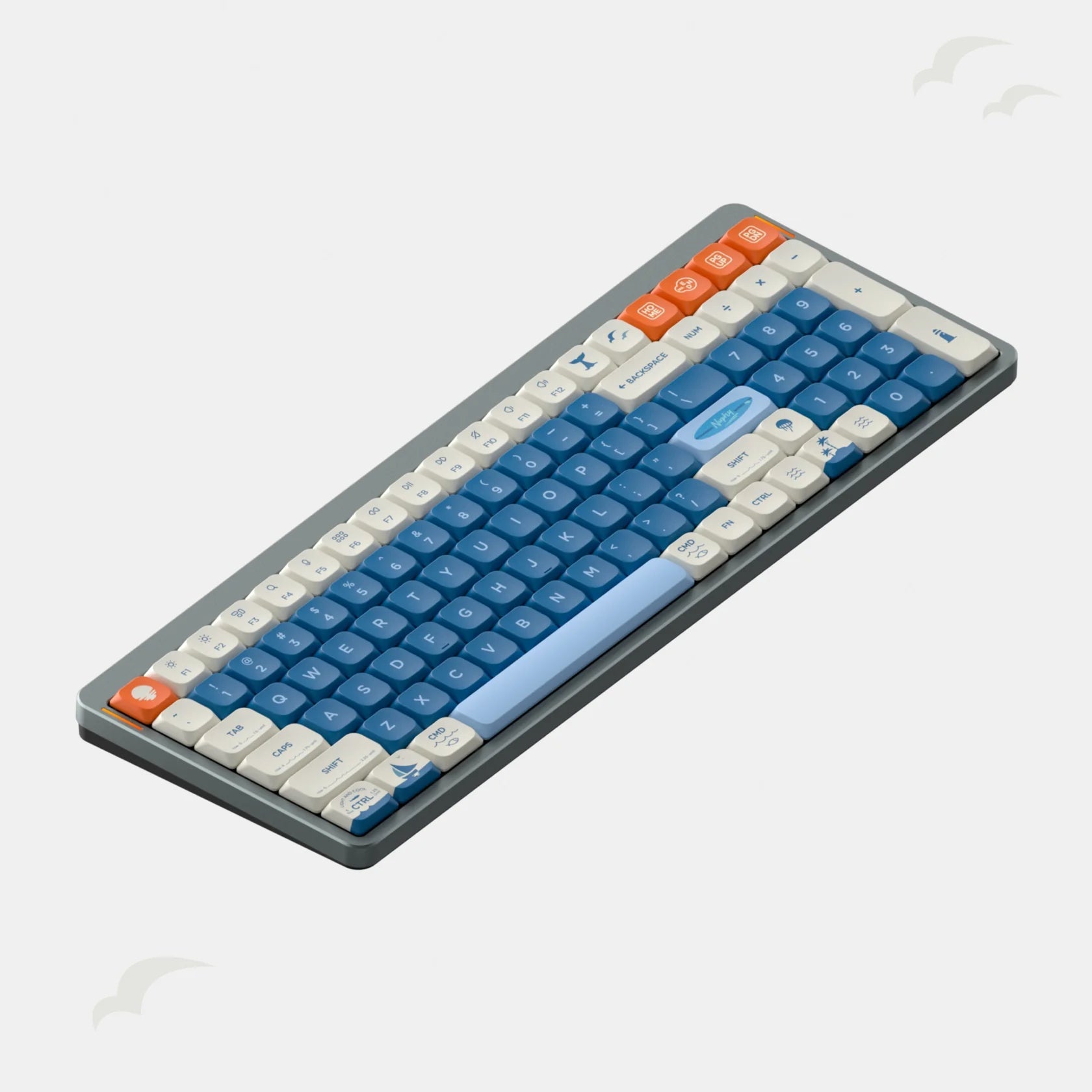 NuPhy Shiokaze nSA Dye - sub PBT Keycaps - FIN SHOP AU