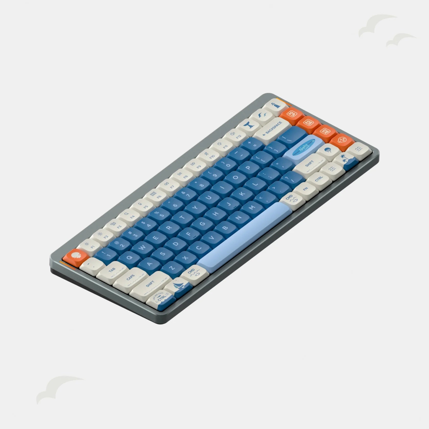 NuPhy Shiokaze nSA Dye - sub PBT Keycaps - FIN SHOP AU