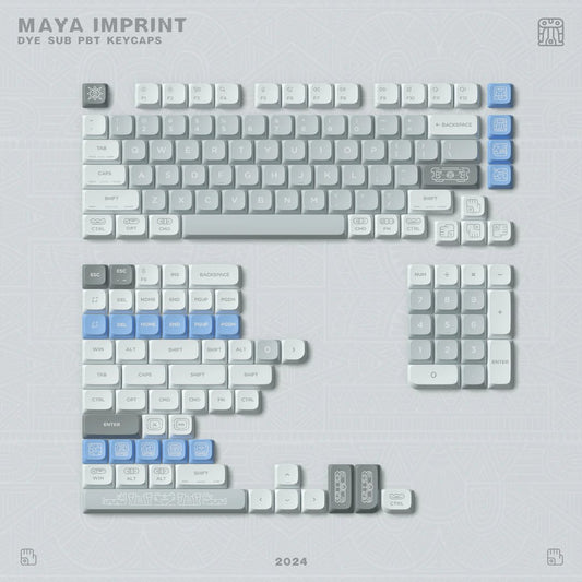 NuPhy x Keytok Maya Imprint nSA Low - Profile Keycaps - FIN SHOP AU