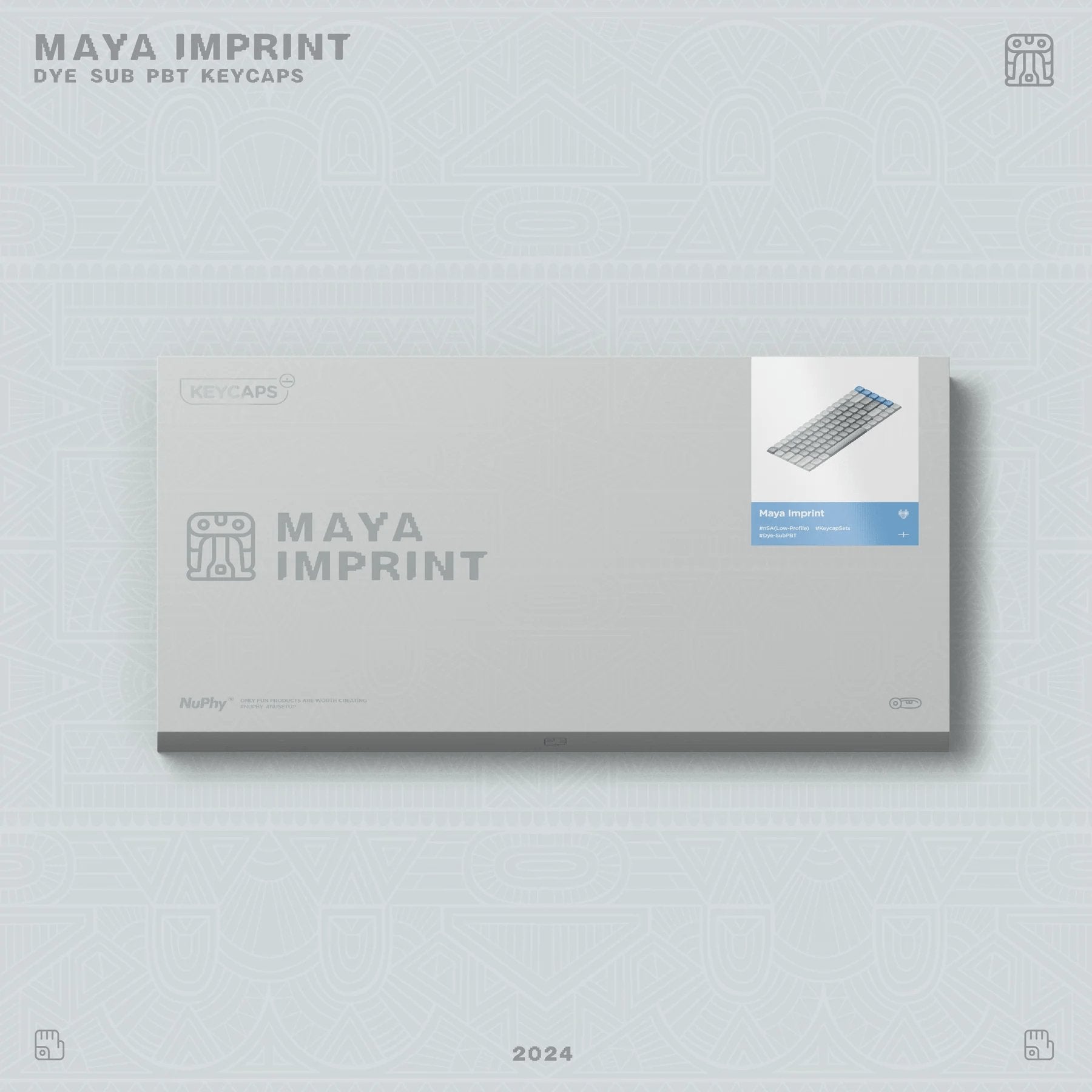 NuPhy x Keytok Maya Imprint nSA Low - Profile Keycaps - FIN SHOP AU