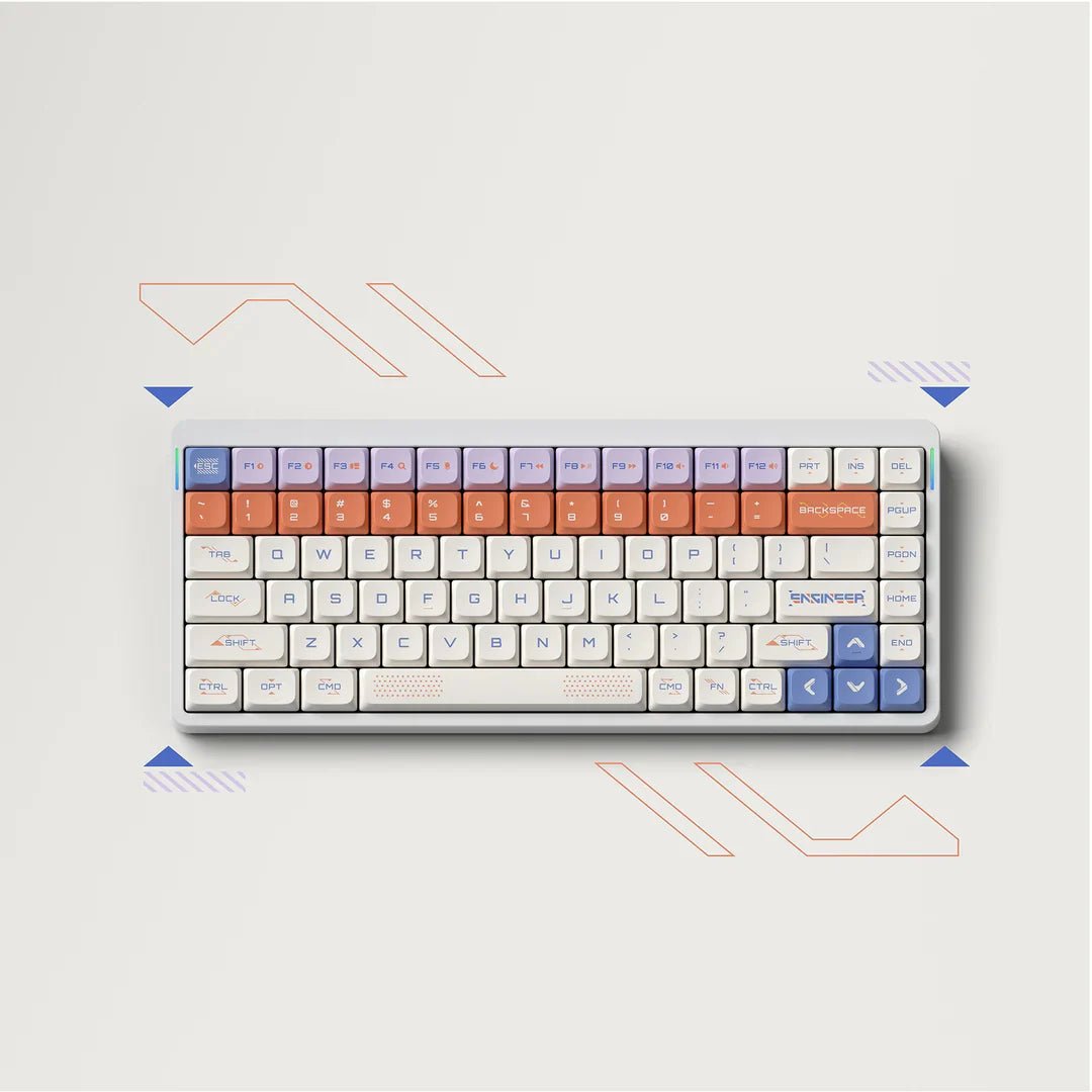 NuPhy x Keytok Space Engineer nSA Dye - sub Low - Profile PBT Keycaps - FIN SHOP AU